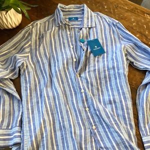 New Linen Striped Shirt